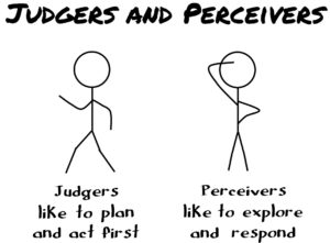 Metaprograms: Judger/Perceiver