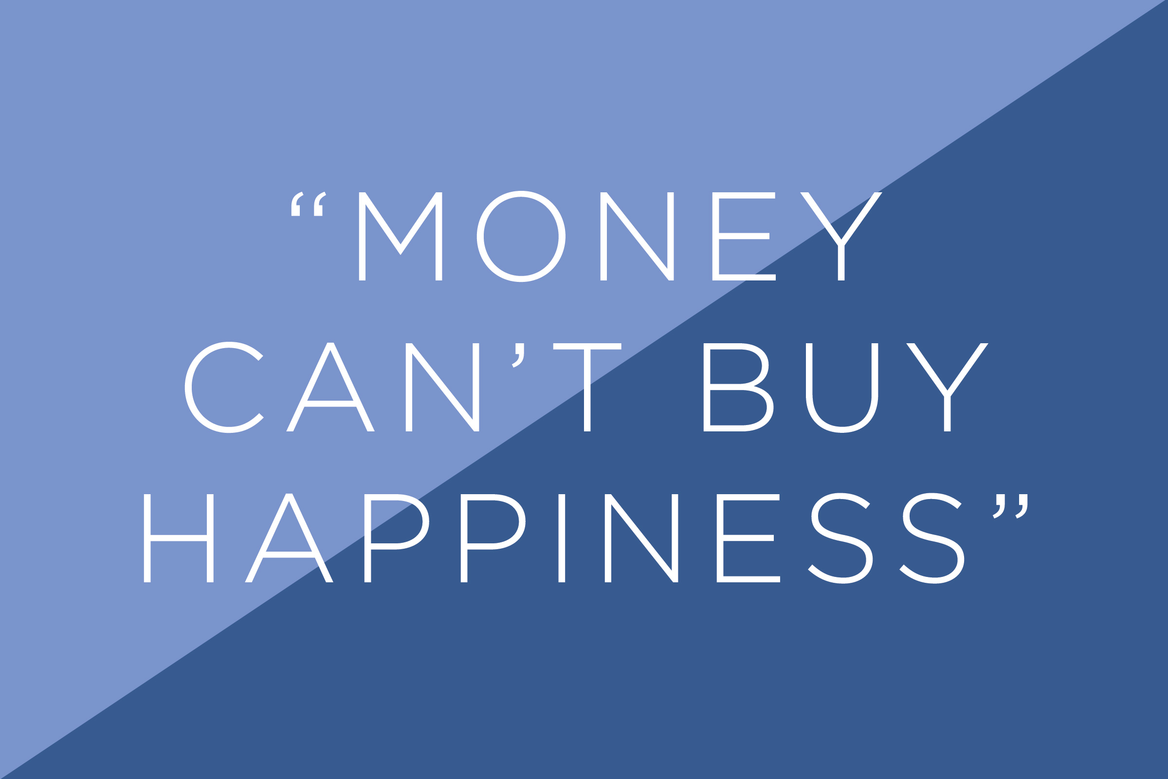 Limiting Beliefs: Money Can't Buy Happiness